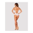 Kép 4/7 - Obsessive - Heavenlly - csipkével díszített nyitott body (M/L) - fehér