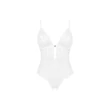 Kép 5/7 - Obsessive - Heavenlly - csipkével díszített nyitott body (M/L) - fehér