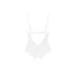 Kép 6/7 - Obsessive - Heavenlly - csipkével díszített nyitott body (M/L) - fehér