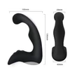 Kép 3/6 - Power Escorts - Prostate Vibr Stimulator Remote Control - prémium, wireless prosztata és gát masszírozó (USB) - fekete