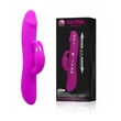 Kép 1/7 - Pretty Love -  Natural Motion - élethű csiklóizgató és G-pont vibrátor Up &amp; Down funkcióval (USB) - lila