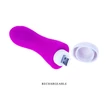 Kép 4/7 - Pretty Love - Ian - 30 funkciós, szilikon mini vibrátor (USB) - lila