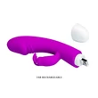 Kép 5/8 - Pretty Love - Will - 30 funkciós, nyuszifüles csiklóizgató és G-pont vibrátor (USB) - lila