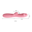 Pretty Love - Snappy - szilikon, 30 funkciós, csiklóizgató és G-pont vibrátor (USB) - pink