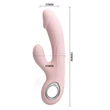 Kép 3/7 - Pretty Love - Selene - 7 funkciós csiklóizgató és G-pont vibrátor (USB) - pink