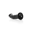Kép 6/7 - RealRock - Curved Realistic Dildo with Suction Cup 6&quot; - rögzíthető ,élethű G-pont dildó (17,5cm) - fekete