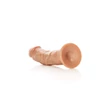 Kép 6/7 - RealRock - Curved Realistic Dildo with Suction Cup 7&quot; - rögzíthető ,élethű G-pont dildó (20cm) - barna