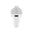 Kép 2/5 - Satisfyer - Layons Sweet Treat - prémium, 10 funkciós, tölcséres fagyi alakú csiklóizgató és masszírozó (USB) - fehér/arany