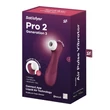 Kép 1/6 - Satisfyer - Pro 2 Generation 3 with Liquid Air - prémium, websmart léghullámos csiklóizgató és masszírozó (USB) - bordő