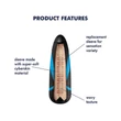 Kép 3/3 - Satisfyer - Sleeve Kinky Waves - prémium maszturbátor betét &quot;Man One&quot; termékhez