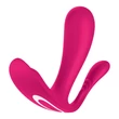Kép 1/5 - Satisfyer - Top Secret+ -  prémium, wireless, websmart csiklóizgató és G-pont párvibrátor (USB) - pink