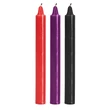 Kép 1/2 - ToyJoy - Japanese Drip Candles - alacsony hőmérsékletű csepegtető gyertya (multicolor)