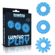 Kép 1/15 - Lovetoy - Lumino Play - Glow in the Dark - bordázott, foszforeszkáló péniszgyűrű szett (3db/cs)