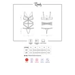 Kép 7/7 - OBSESSIVE BONDY - fekete body - S/M