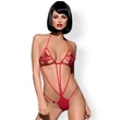 Kép 1/2 - OBSESSIVE LUIZA TEDDY - piros body - S/M