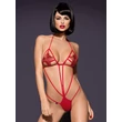 Kép 2/2 - OBSESSIVE LUIZA TEDDY - piros body - S/M