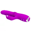 Kép 5/8 - Pretty Love - Dorothy - 12 vibrációs, 3 lökő funkciós, nyuszifüles csiklóizgató és G-pont vibrátor (USB) - lila