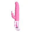 Kép 3/7 - Pretty Love - Steven - 12+4 funkciós, rotációs, bordázott, nyuszifüles csiklóizgató és G-pont vibrátor (pink)