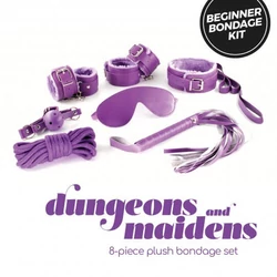 Crushious - Dungeons &amp; Maiden BDSM Kit - prémium BDSM szett (7db/cs) - lila