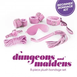 Crushious - Dungeons &amp; Maiden BDSM Kit - prémium BDSM szett (7db/cs) - pink
