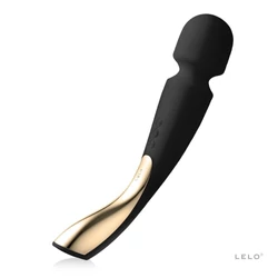 Lelo - Smart Wand 2 Medium - prémium, 10 funkciós masszírozó vibrátor (USB) - fekete