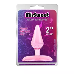 MisSweet - Gun Drops Plug - análdugó (pink)