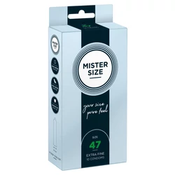 Mister Size - 47 mm -es ultra vékony óvszer (10db/cs)