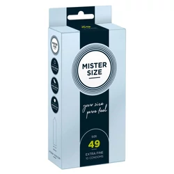 Mister Size - 49 mm -es ultra vékony óvszer (10db/cs)