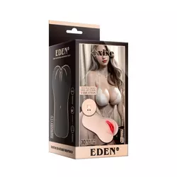 Mistress - Eden Masturbator - élethű vibrációs vagina maszturbátor (USB) - testszínű