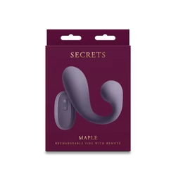 NS Toys - Secrets - Marple - 7 vibrációs és melegítő funkciós, wireless csiklóizgató és G-pont vibrátor (USB) - szürke