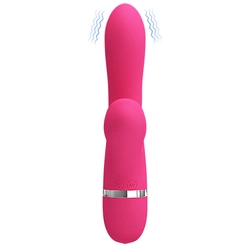 Pretty Love - Willow - 7 vibrációs és 4 szívó funkciós csiklóizgató és G-pont vibrátor (pink)
