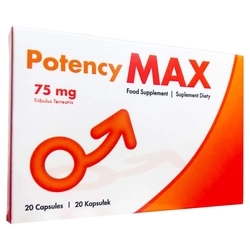 Sexual Health Series - PotencyMax  -étrendkiegészítő kapszula férfiaknak (20db/cs)