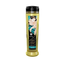 Shunga - Massage Oil Sensual Island Blossom -  illatosított masszázsolaj (240ml) - gyümölcs