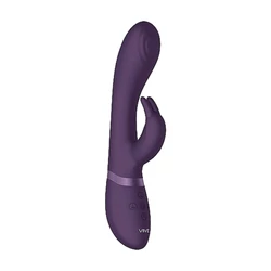 Vive - Cato - Pulse G-spot Rabbit - 10 funkciós, nyuszifüles csiklóizgató és G-pont vibrátor (USB) - lila