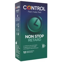 Control - Non Stop Retard - síkosított, ejakuláció késleltető óvszer (12db/cs)