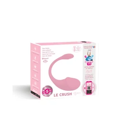 Clara Morgane - Le Crush Rose Pale - App controlled - 10 funkciós, websmart csiklóizgató és G-pont vibrátor (USB) - pink