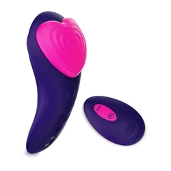 Passion Labs - My Little Secret - fehérneműben hordható, 9 funkciós csiklóizgató vibrátor (USB) - lila