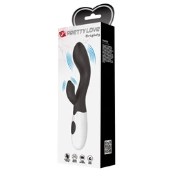 Pretty Love - Brighty - 30 funkciós csiklóizgató és G-pont vibrátor (20cm) - fekete