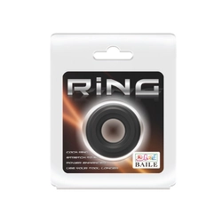 Baile - Ring - szilikon péniszgyűrű (fekete)