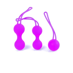 Boss Series - Kegal Ball Set - szilikon Kegel labda szett (3db/cs) - lila