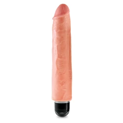 Pipdream - King Cock - 10&quot; Vibrating Stiffy - élethű vibrátor (natúr)