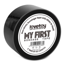 LoveToy - My First Bondage Tape - bondage szalag (15m) - fekete
