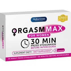 Medica - OrgasmMax - vágyfokozó étrendkiegészítő hölgyeknek - (2db/cs)