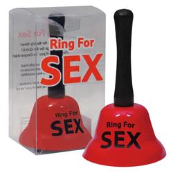 Ring For Sex - szex csengő (piros-fekete)