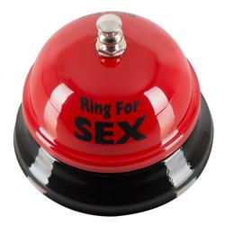 Ring For Sex - szex csengő (piros-fekete)
