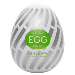 Tenga - Egg Brush - prémium maszturbációs tojás (áttetsző)