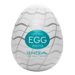 Tenga - Egg Wavy II - prémium maszturbációs tojás (áttetsző)