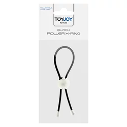 ToyJoy - Black Power X Ring - állítható péniszhurok (fekete)