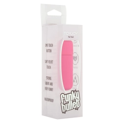 ToyJoy - Funky Bullet - mini csiklóizgató vibrátor (5,5cm) - pink