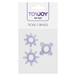 ToyJoy - Tickle C-Rings - péniszgyűrű szett (3db/cs)